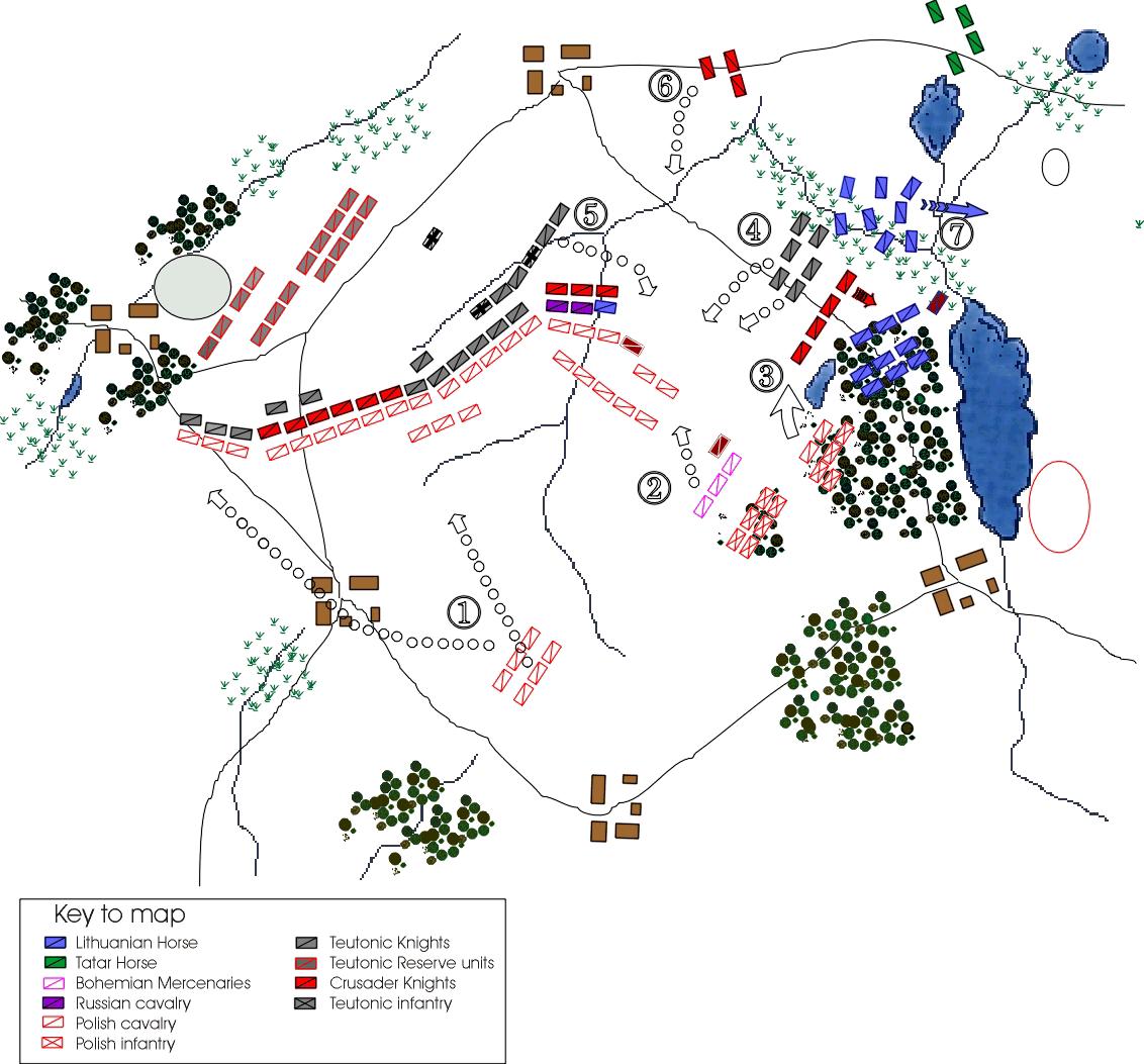 Tannenberg map, Middle Phase